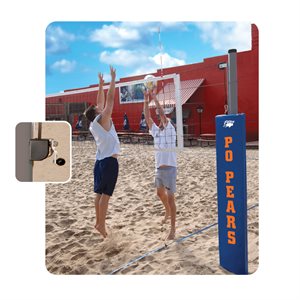 Système de volleyball extérieur Match Point Compétition avec antennes et protection